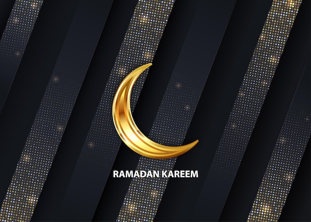 Ramadán kareem resumen de antecedentes Vector