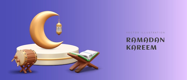 Ramadán Kareem Saludos y buenas noches Mes de ayuno en el Islam