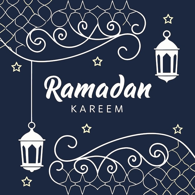 Ramadan kareem vector design
