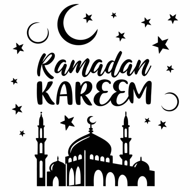 Ramadan kareem vector design