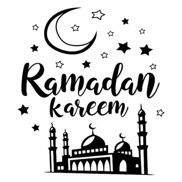 Ramadan kareem vector design