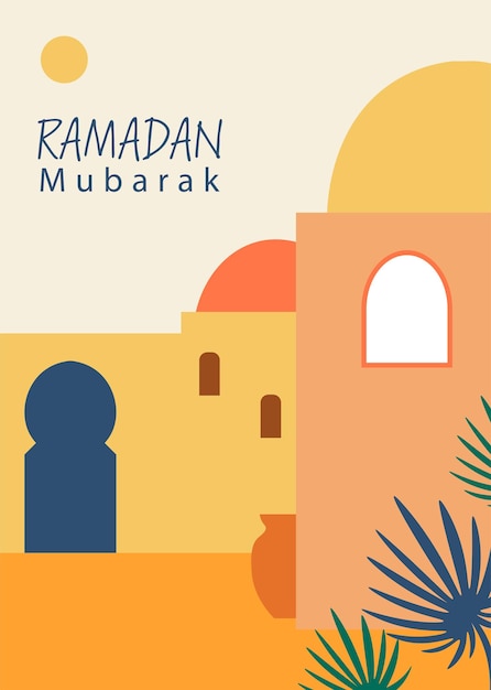Ramadan Kareem Vector de obras de arte abstractas