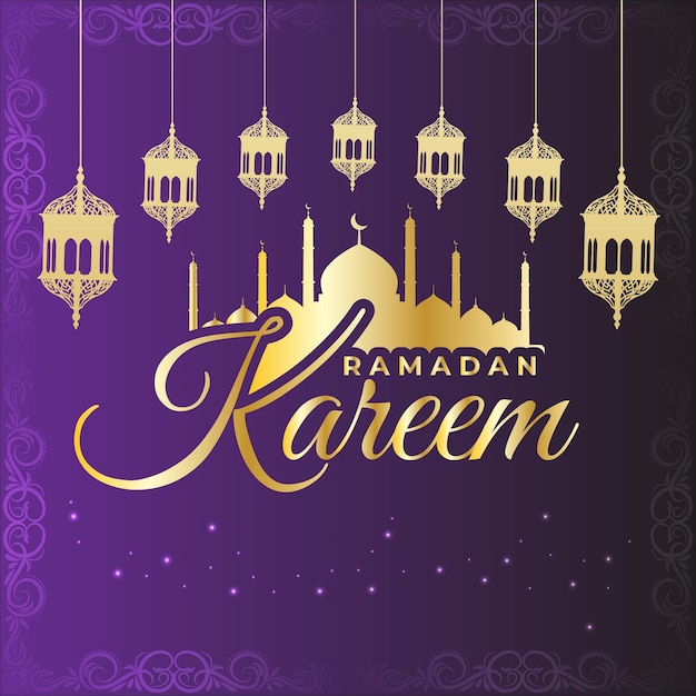 Ramadan Mubarak Post y el diseño