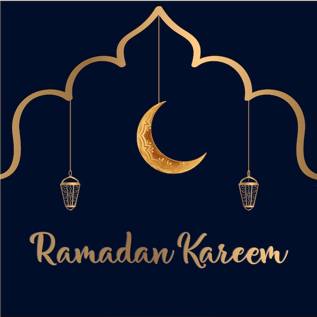 Vector ramadán mubarak tarjetas mes sagrado vector