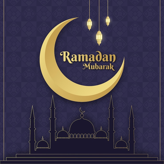 Vector ramadan mubarak