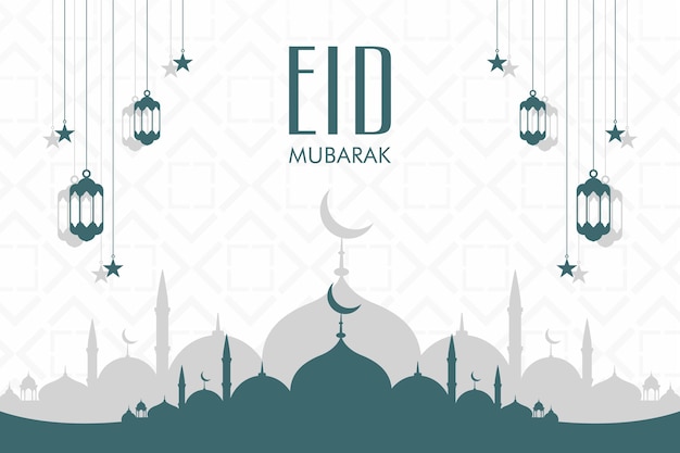 Ramadán publicación en redes sociales decoración vectorial festival religioso islámico y eid ramzan kareem mubarak