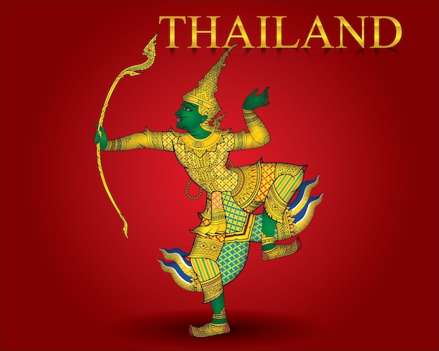 Ramayana arrow Tailandia vintage