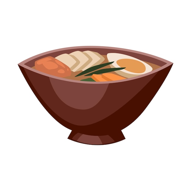 Ramen delicioso en un cuenco