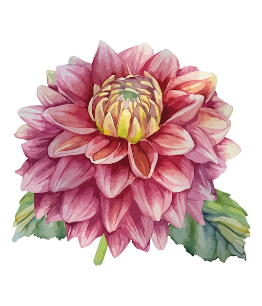 Ramo floral vintage acuarela lienzo floral acuarela