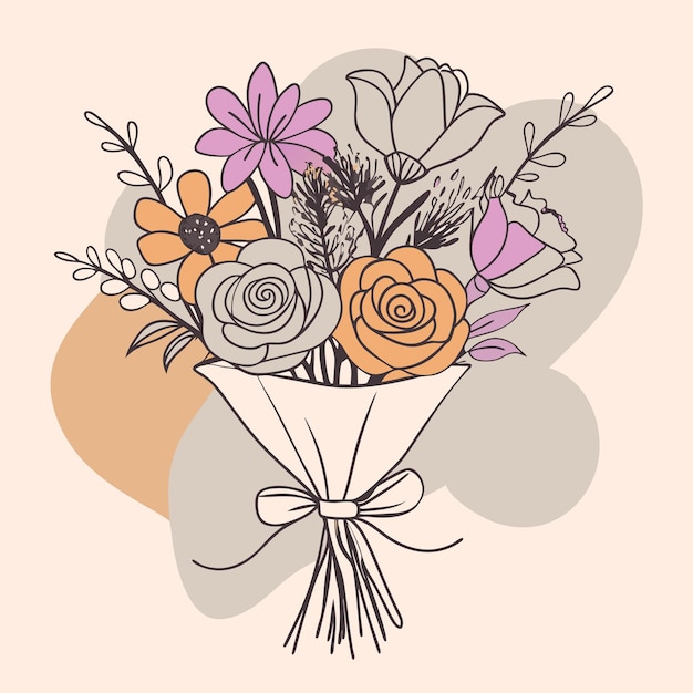 Ramo de flores para el nacimiento