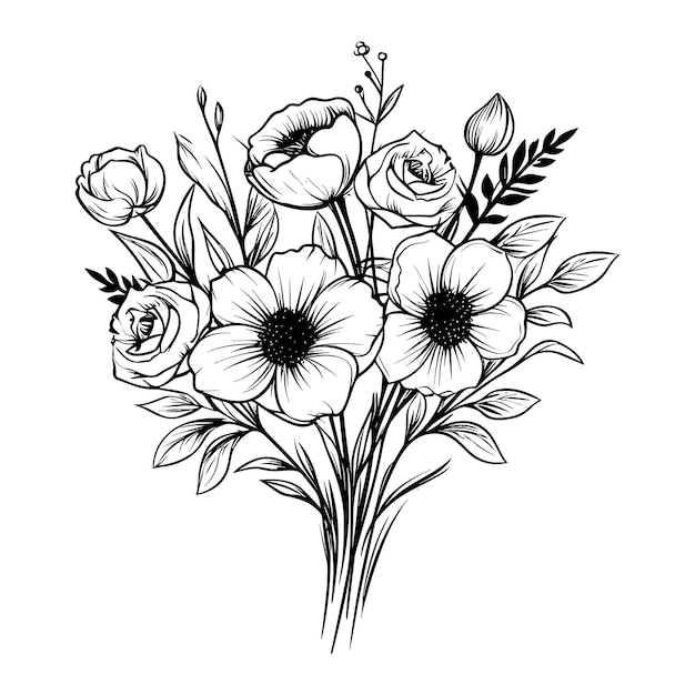 Ramo de flores sencillo