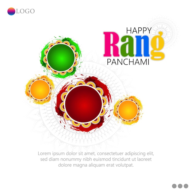 Rang Panchmi es una fiesta hindú celebrada con colores vibrantes