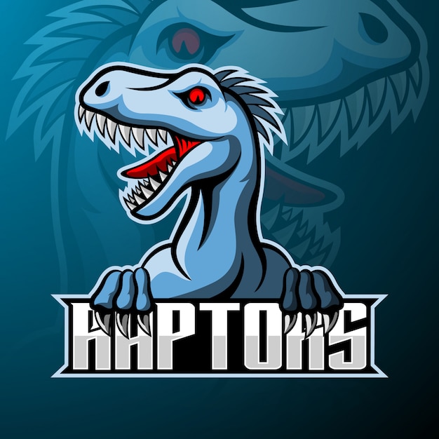 Raptor esport logo mascota