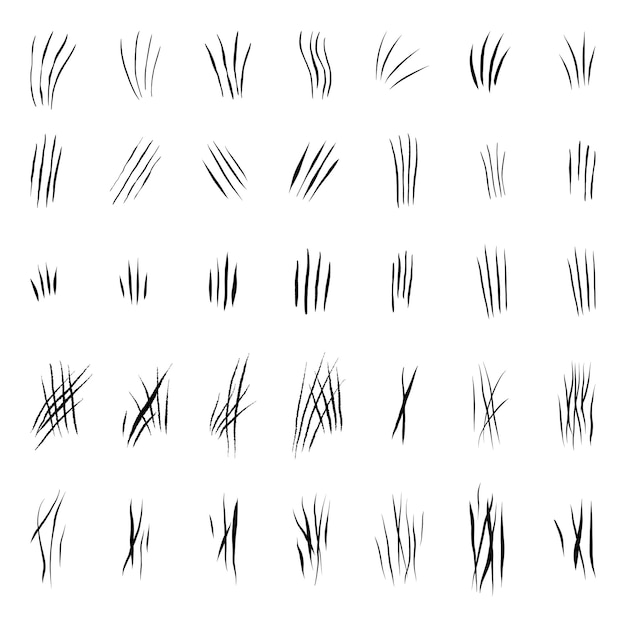 Rasguño de gato o bestia de hombre lobo sobre fondo blanco Ilustración de vector de símbolo de garra de animales