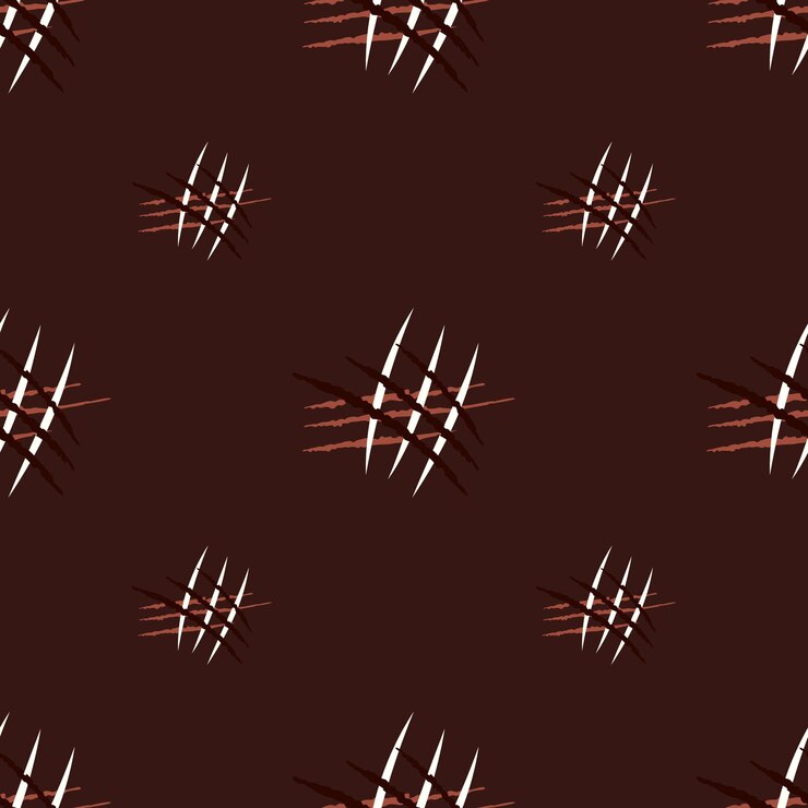 Vector rasguños de patrones sin fisuras. textura gruesa. diseño de terror.
