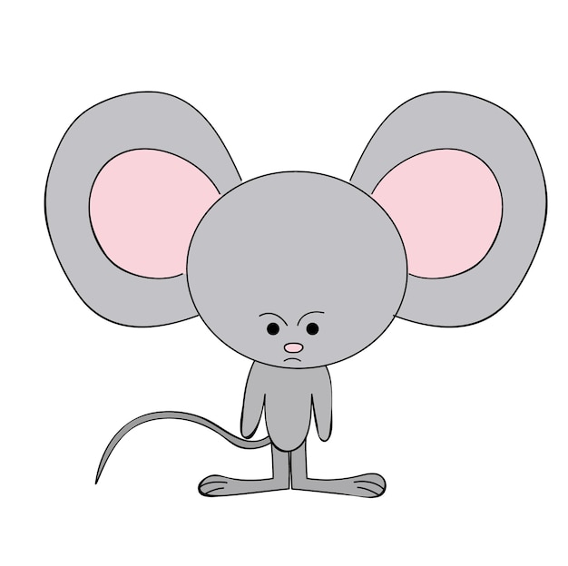 Ratón de carácter vectorial