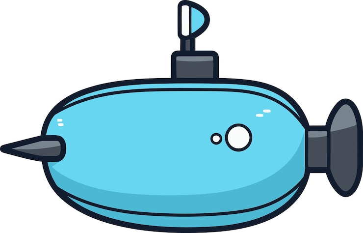 Vector un ratón de computadora azul con un botón en la parte delantera