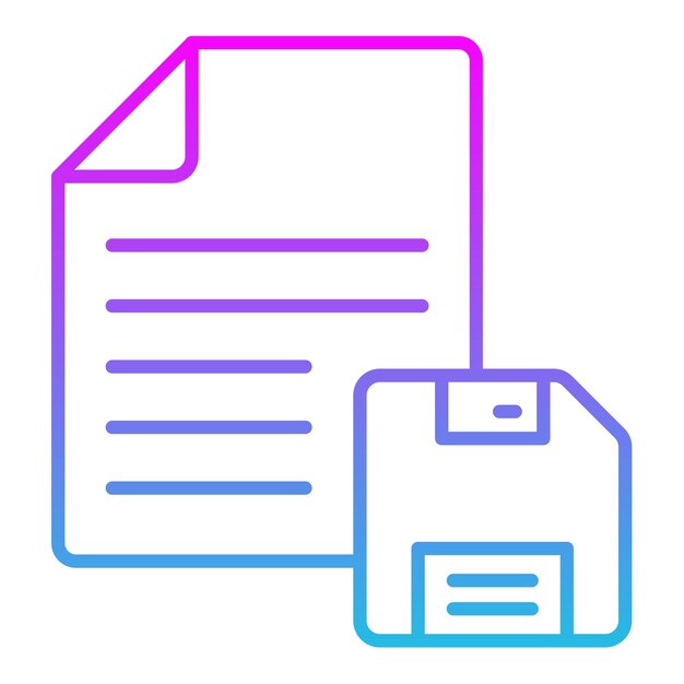 un ratón de computadora azul y rosa y un papel azul y rosa con una línea de color azul y verde