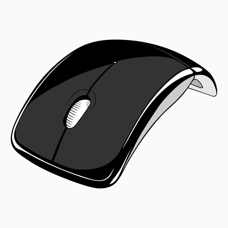 Vector ratón de la computadora