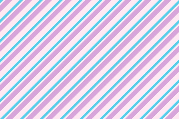 Raya diagonal vector de fondo abstracto Rayas de patrones sin fisuras con colores pastel azul violeta
