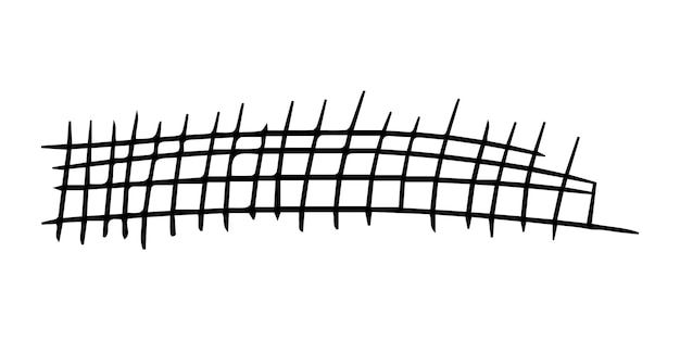 una raya de grabado líneas negras en un fondo blanco pincel pincel decorativo para el grabado