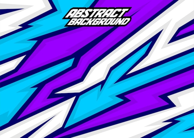 Rayas abstractas de fondo de carreras con azul púrpura cielo azul blanco y dongker vector gratis