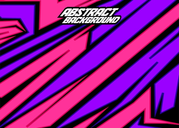 Rayas abstractas de fondo de carreras con blackblue purpleand hot pink vector gratis