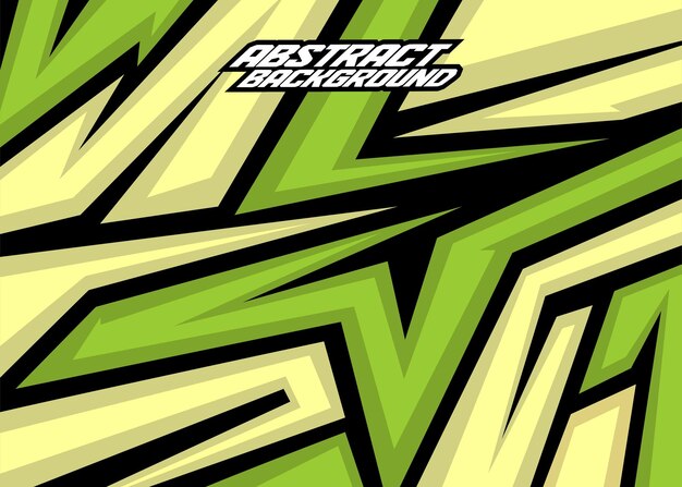 Rayas abstractas de fondo de carreras con blackchalkand verde marciano vector gratis
