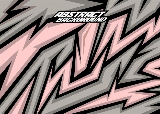 Rayas abstractas de fondo de carreras con blackfadedd rosa y gris vector gratis
