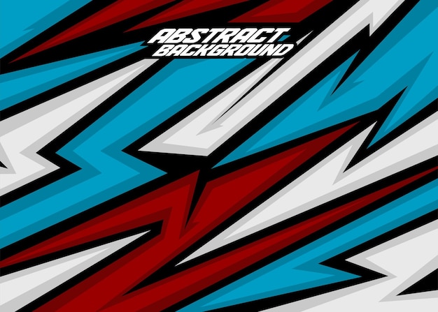Rayas abstractas de fondo de carreras con blackruby redocean blueand white vector gratis