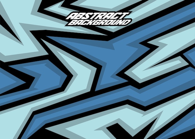 Rayas abstractas de fondo de carreras con blacksteel blueand polvo azul vector gratis