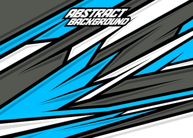 Rayas abstractas de fondo de carreras con capri blue camouflagegraywhiteand black vector gratis