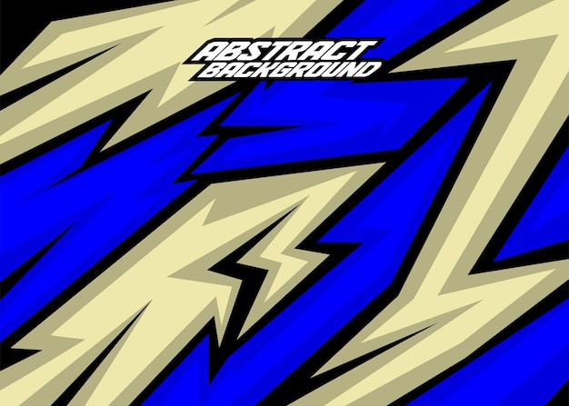 Rayas abstractas de fondo de carreras con goldenroodblue pálido y negro vector gratis