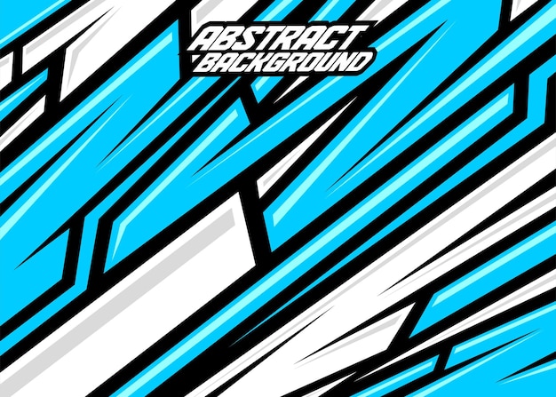 Rayas abstractas de fondo de carreras con SKYBLUEICEBluewhiteand negro vector gratis