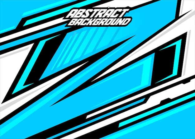 Rayas abstractas de fondo de carreras con sskybluebluewhiteand negro vector gratis