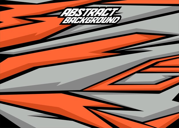 Rayas abstractas de fondo de carreras con StormgrayAutunum orangeWhiteeand negro vector gratis