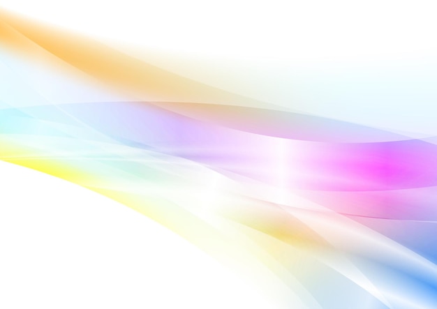 Rayas brillantes de colores y ondas de fondo abstracto