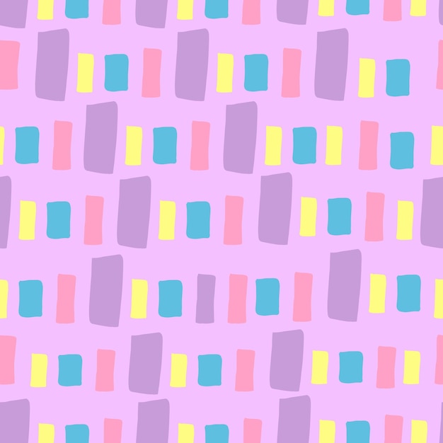 Rayas brillantes de colores pastel Patrón transparente de vector Para telas papel ropa de bebé textiles embalaje fondos de papel tapiz y postales