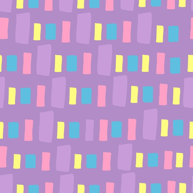 Rayas brillantes de colores pastel Patrón transparente de vector Para telas papel ropa de bebé textiles embalaje fondos de papel tapiz y postales