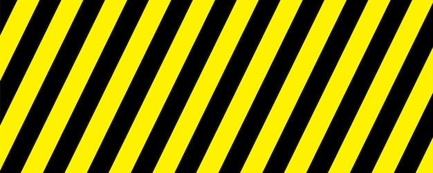 Las rayas diagonales de advertencia en amarillo y negro