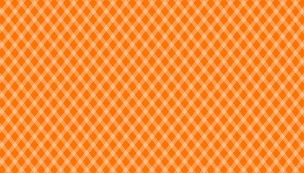 Las rayas diagonales blancas a cuadros en el fondo naranja y las rayas diaginales sin costuras abstractas