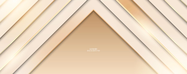 Rayas diagonales de lujo y fondo de líneas doradas Ilustración vectorial
