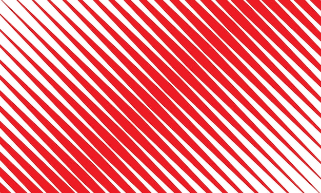 Rayas diagonales rojas sobre un fondo blanco