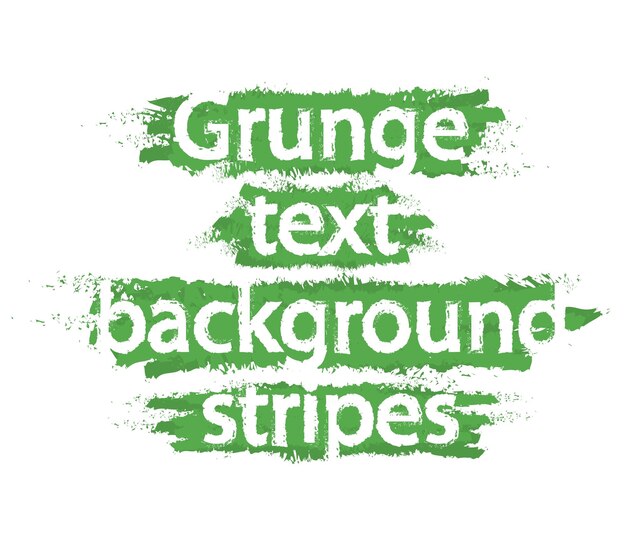 Rayas de fondo de texto Grunge