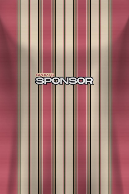 Rayas de fondo vectorial para camiseta deportiva Sublimación de tela Textura de patrón textil