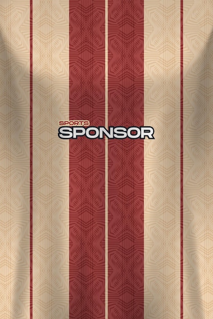 Rayas de fondo vectorial para camiseta deportiva Sublimación de tela Textura de patrón textil