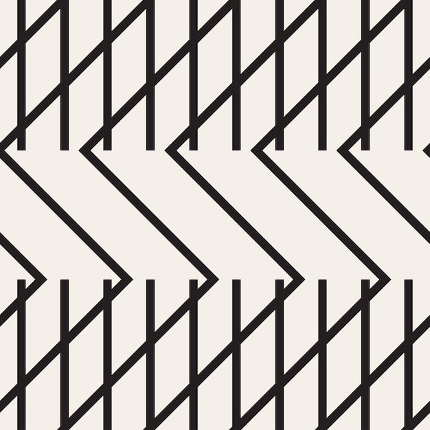 Rayas geométricas de patrones sin fisuras Vector fondo creativo