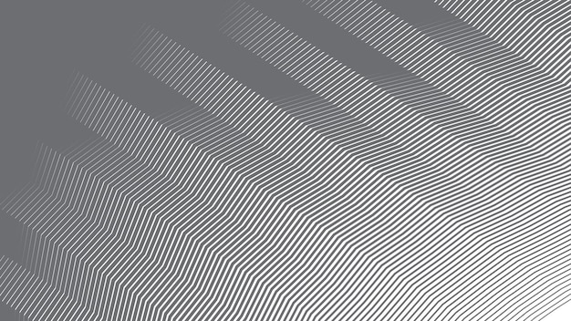 Rayas grises líneas curvas en zigzag fondo abstracto para telón de fondo o estilo de tela