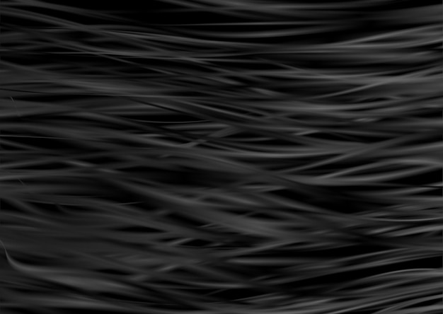 Rayas y líneas onduladas suaves negras fondo elegante abstracto