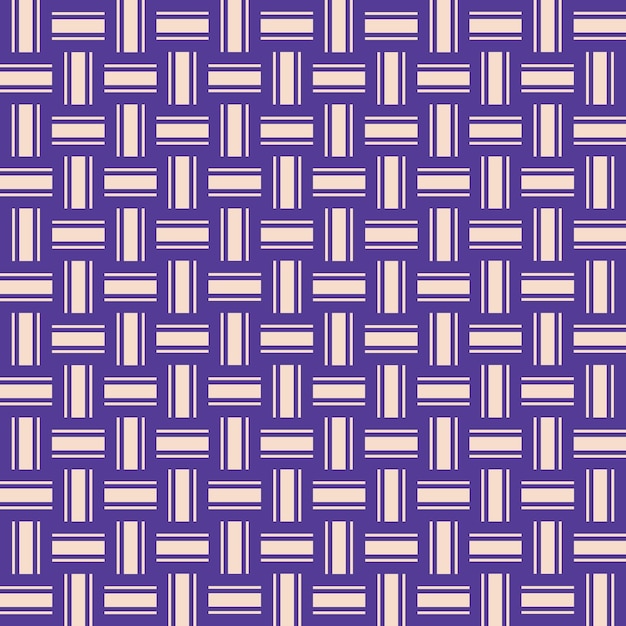 Rayas de lino abstractas Vector patrón geométrico sin costuras Look de punto mínimo Colores de moda de moda